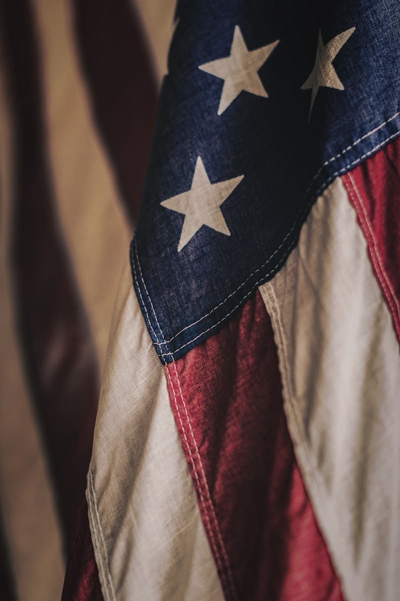 American flag representing service and honor